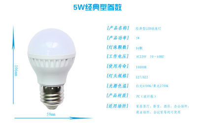 【LED燈照明NOMO 球泡燈5W led節(jié)能燈泡 塑料球泡燈 中山廠家批發(fā)】?jī)r(jià)格,廠家,圖片,LED球泡燈,義烏市大冶日用品商行-